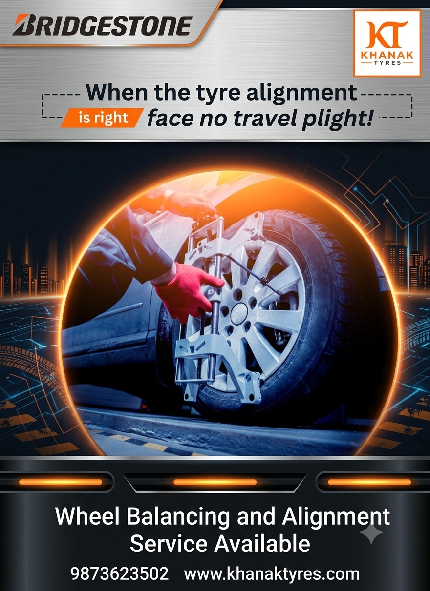 Professional wheel alignment and balancing service in Gurugram