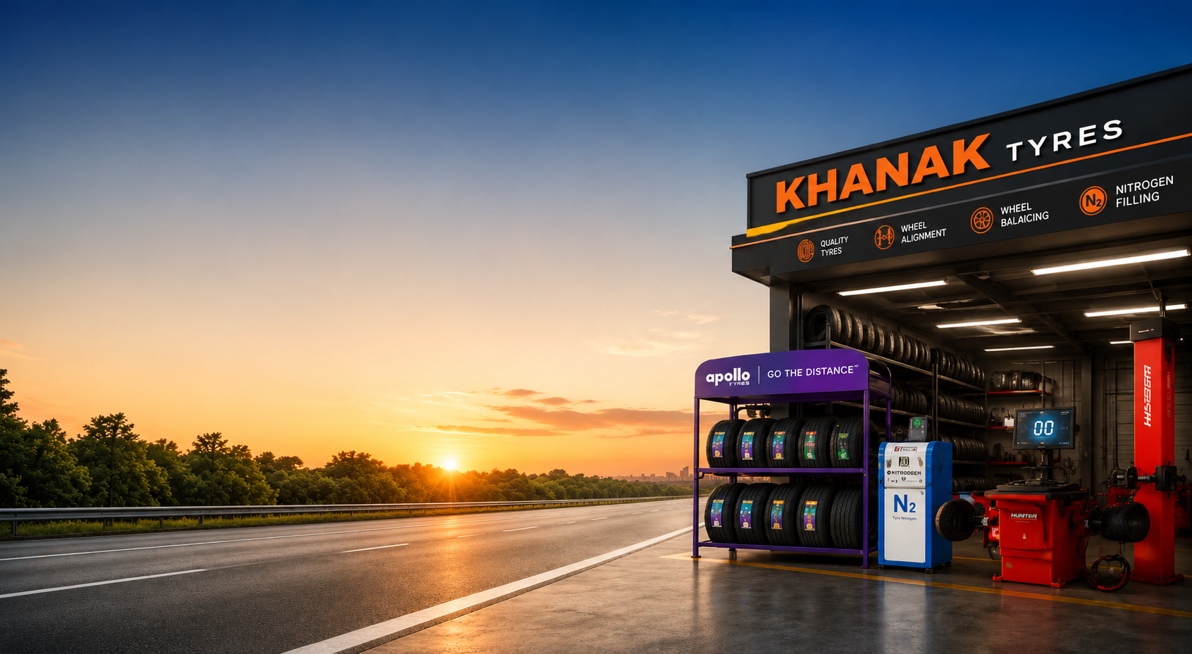 Khanak Tyres store