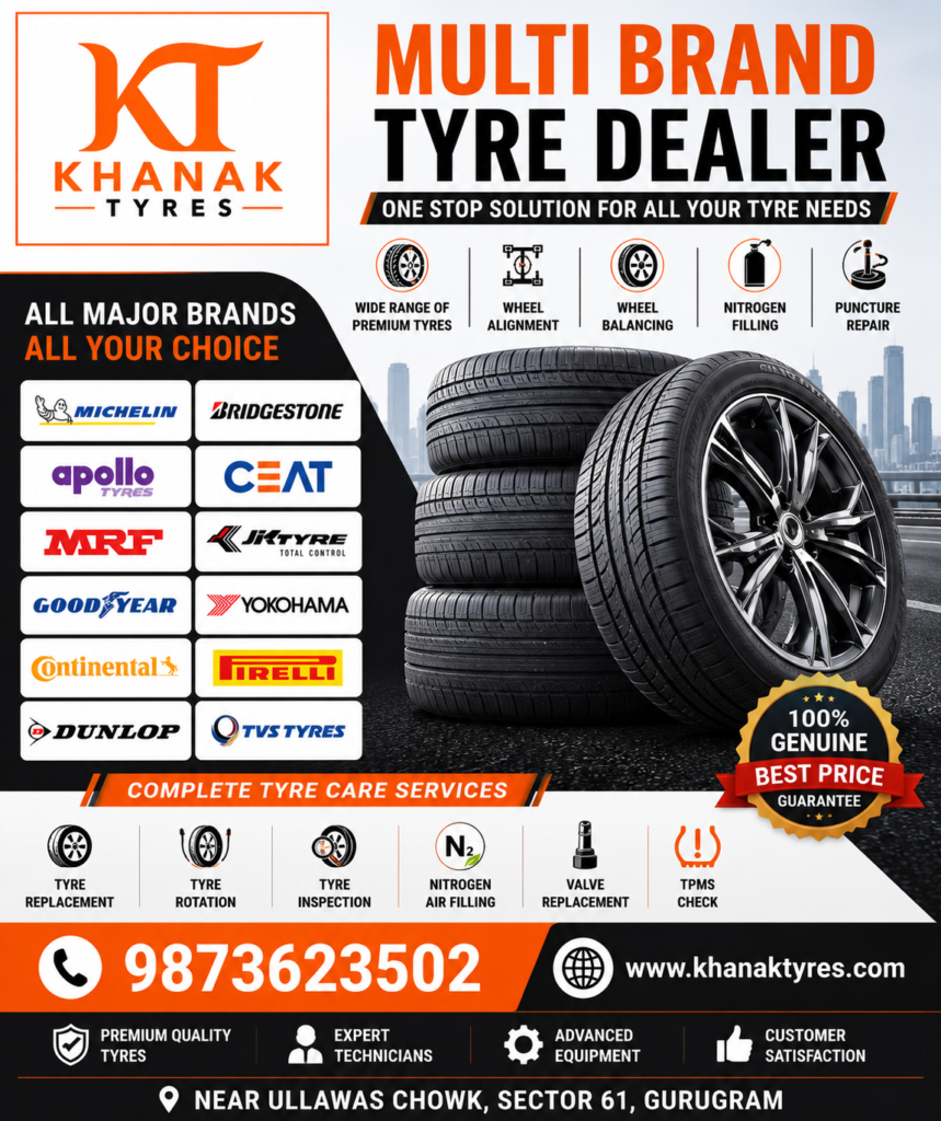 Multi-Brand Tyre Dealer in Gurugram
