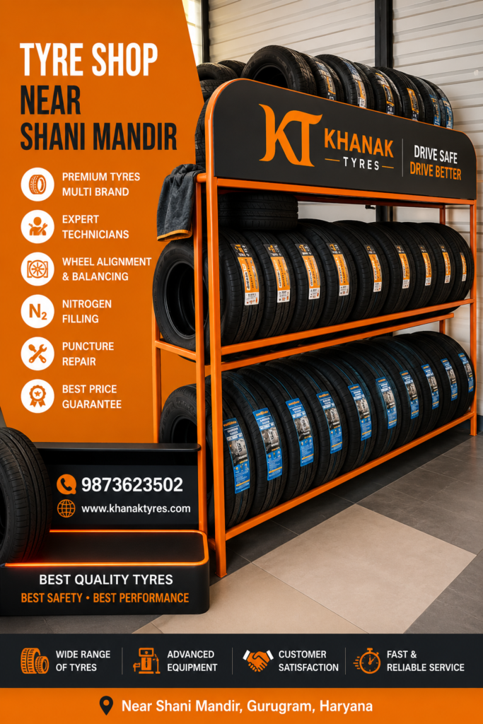 Tyre Shop Near Shani Mandir.Gurugram
